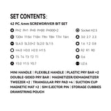 JIMIHOME POP to GO Compact Tool Kit Set 60-Pieces
