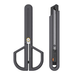 JIMIHOME Household Tool Essential Safety Scissors and Utility Knife Set