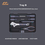 JIMIHOME Stackable Tool Kit X Tray Set-ABC