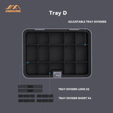 JIMIHOME Stackable Tool Kit X Tray Set-ABD
