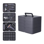 JIMIHOME Stackable Tool Kit X Tray Set-ABCD