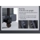HANDCART Portable Folding Hand Truck Rolling Crates with Wheels 75KG Load-bearing
