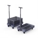 HANDCART Portable Folding Hand Truck Rolling Crates with Wheels 75KG Load-bearing