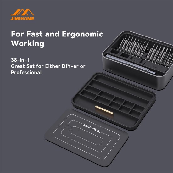 38pcs Screwdriver Set with Tweezers and bits for electricians opticians precision mechanics repair 38pcs Screwdriver Set with Tweezers and bits for electricians opticians precision mechanics repair