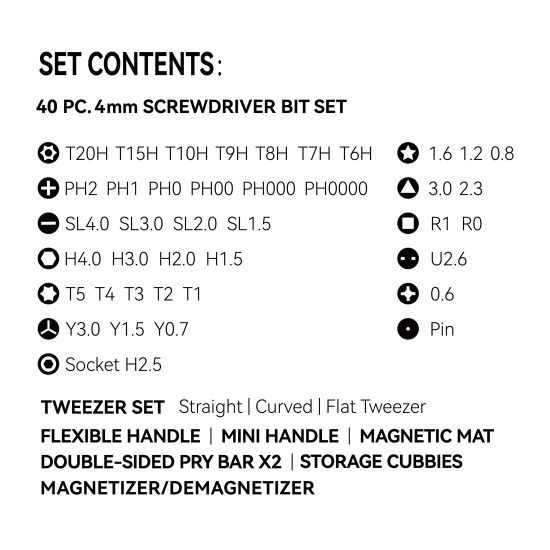 51-Piece Precision Screwdriver Set