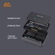 51pcs Precision Magnetic Screwdriver Set with Tweezers and Bits for Electronics Laptop Repair