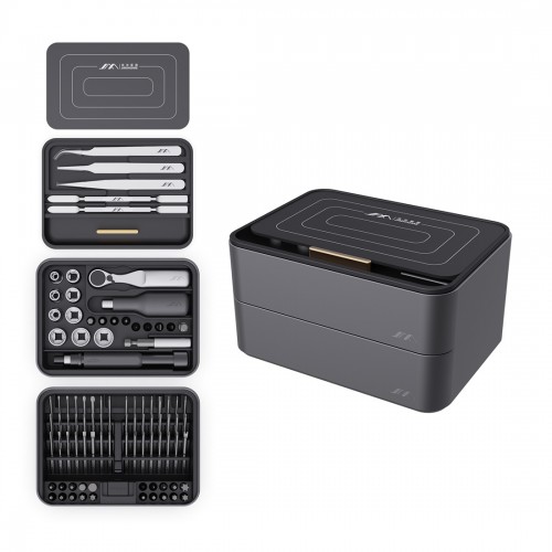 100pcs Multi-Functional Screwdriver Set with Ratchet for Electronics Furniture Bicycle Repair