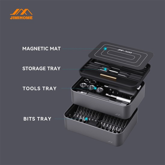 100-Piece Precision Screwdriver Ratchet Socket Set