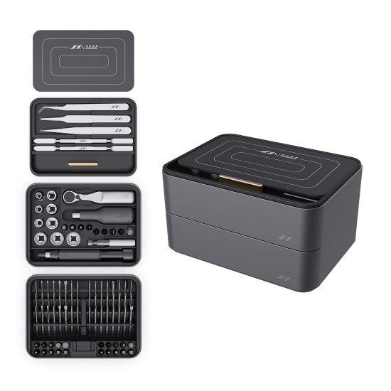 100-Piece Precision Screwdriver Ratchet Socket Set