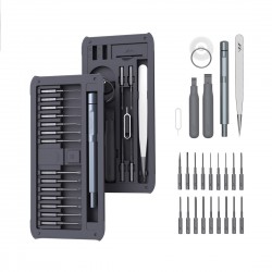 26pcs Precision Screwdriver Set with Tweezers for Electronics PC Laptop Tablet Repair
