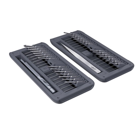30pcs Screwdriver Set with Tweezers for Precision Repairs