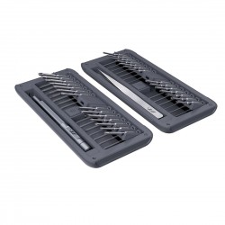 30pcs Screwdriver Set with Tweezers for Precision Repairs