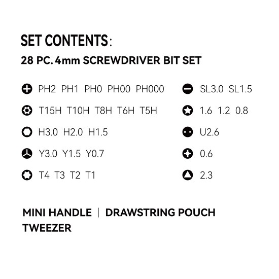 30-Pieces Screwdriver Set