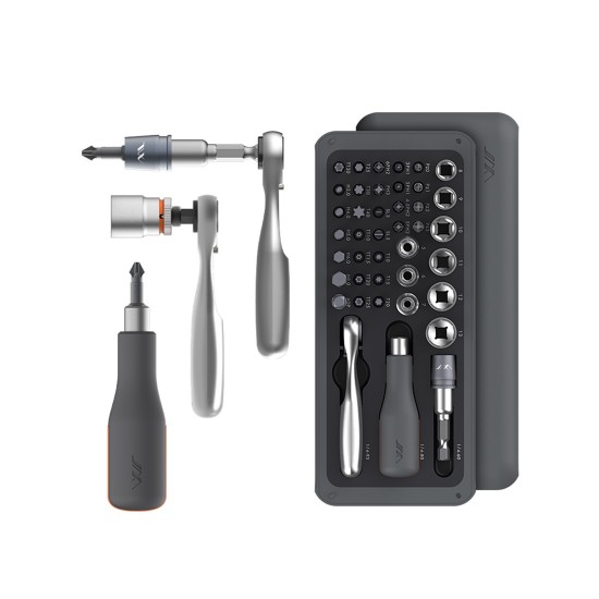 41pcs Mini Ratchet and Screwdriver Set for Bike Furniture Torque Repairs 41pcs Mini Ratchet and Screwdriver Set for Bike Furniture Torque Repairs