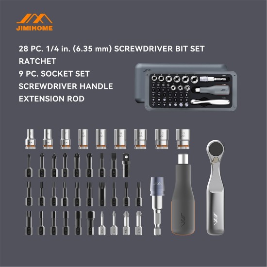 41pcs Mini Ratchet and Screwdriver Set for Bike Furniture Torque Repairs 41pcs Mini Ratchet and Screwdriver Set for Bike Furniture Torque Repairs