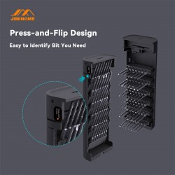 72pcs Screwdriver Set with Two types of Bits for precision and Multi-functional Repair