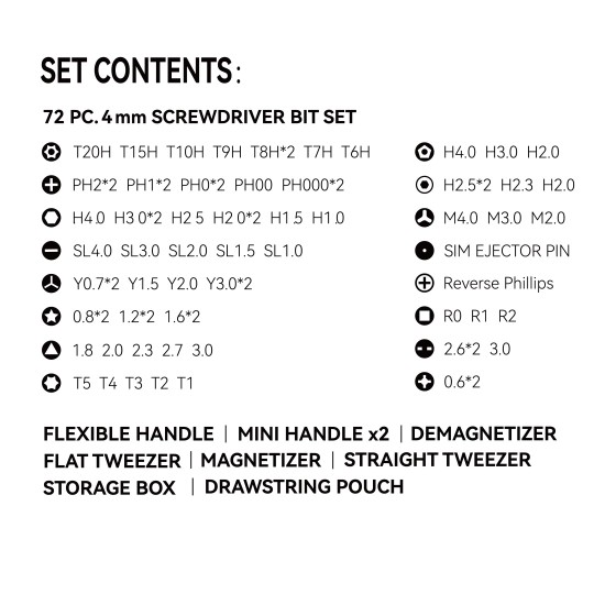80-Pieces Screwdriver Set
