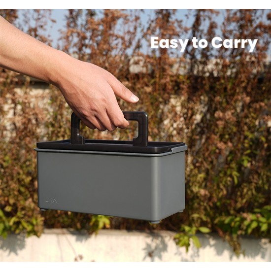 Stackable gardening tools set with three storage boxes