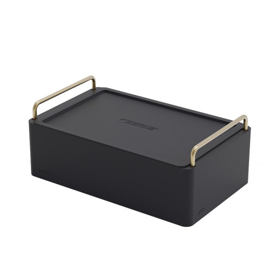 Stackable gardening tools set with three storage boxes