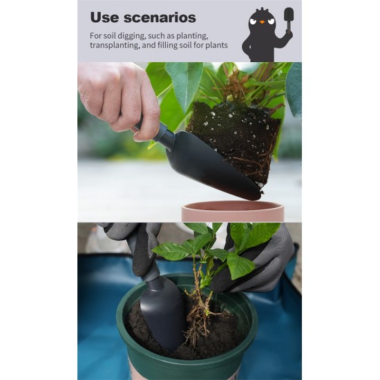 Garden Shovel with Ergonomic Handle Soil Digging Tool Garden Shovel with Ergonomic Handle Soil Digging Tool