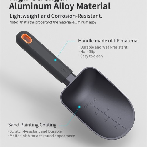 SHOVEL Plant Hand Trowels Soil Planting Digging Transplanting Multi-Function Beach Sand Pet's Food Scoop Garden Tools