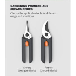 GARDENING SET PRUNER + SHEARS 2PCS