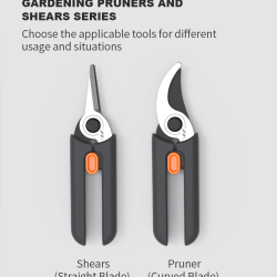 GARDENING SET PRUNER + SHEARS 2PCS