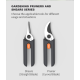 GARDENING SET PRUNER + SHEARS 2PCS GARDENING SET PRUNER + SHEARS 2PCS