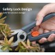 GARDENING PRUNER SK5 Carbon Steel Blade With Safe Lock Landscape Flower Arrangement Pruner