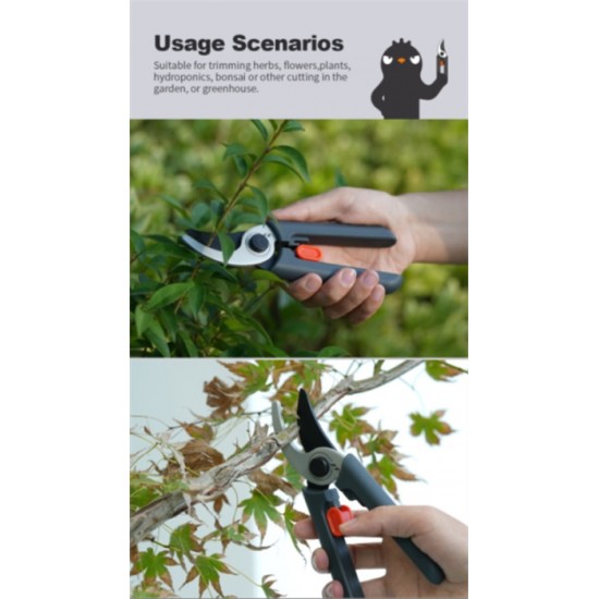 GARDENING PRUNER SK5 Carbon Steel Blade With Safe Lock Landscape Flower Arrangement Pruner