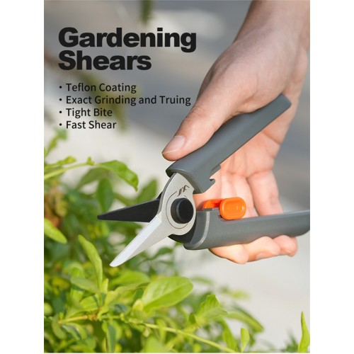 GARDENING SHEARS SK5 Carbon Steel Blade With Safe Lock Landscape Flower Arrangement