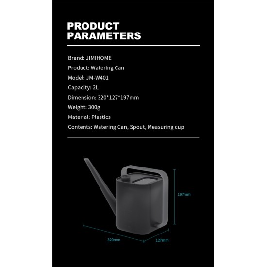 2L WATERING CAN 2L WATERING CAN