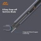 Stretch Utility Knife Paper Cutters Carbon Steel Blades Pocket Knife with Safety Lock Handicraft Tool Stretch Utility Knife Paper Cutters Carbon Steel Blades Pocket Knife with Safety Lock Handicraft Tool