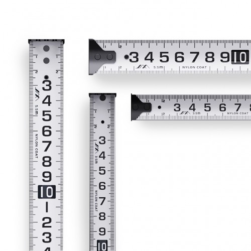 5.5M Tape Measure Coated Tape Ruler Auto Self Lock with Brake Button Wear Resistant Steel Measuring Tape
