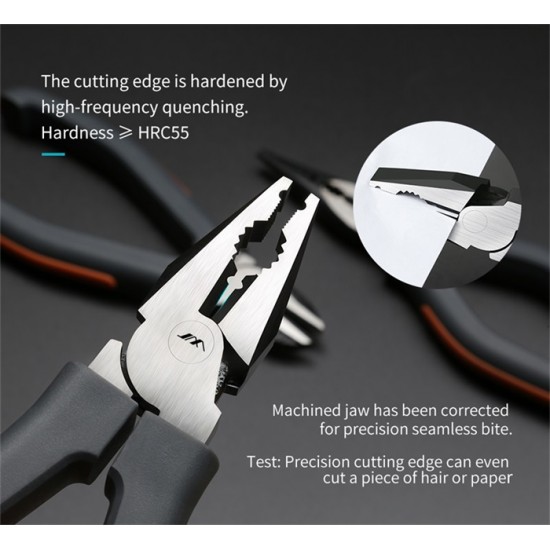 6'' LINE MAN PLIER 29mm Opening Stripping Pliers Labor-saving Household Electrician Pliers