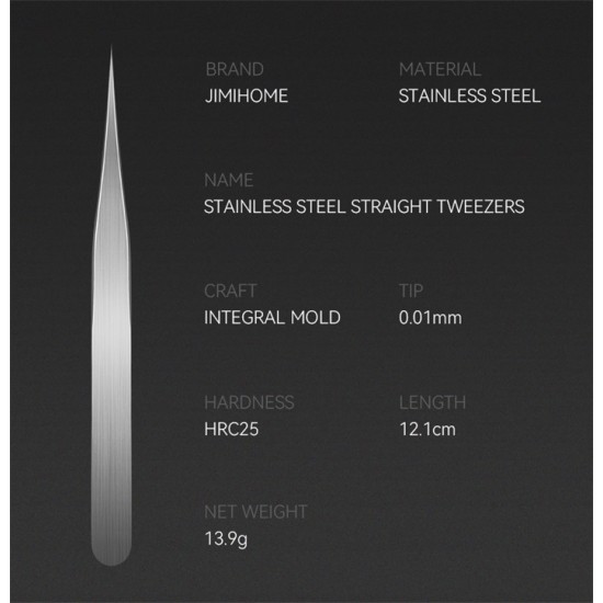 5pcs STAINLESS STEEL TWEEZERS SET Repair Tools for Craft Tools High Precision Tweezers