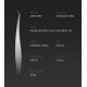 STAINLESS STEEL TWEEZERS SET (5PCS)