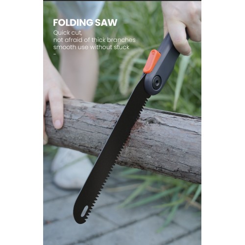  Folding Saw Woodworking Folding Hacksaw Multi-function Cutting for Tree Pruning, Camping, Garden Jobs