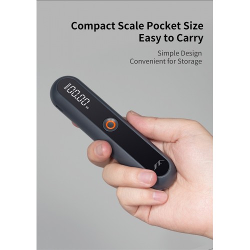 Portable Scale Mini Flashlight Digital Display Type-C Rechargeable 30kg Weigh Measurement Electric Luggage Scales