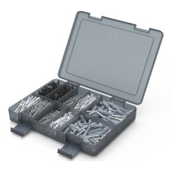 Assorted SCREWS AND NAILS SET Drywall Anchor Cement Nail Wood Nail for home maintenance and installation
