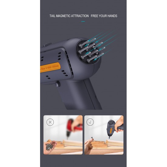Stackable Tools Set 12V ELECTRIC DRILL Sockets for home maintenance