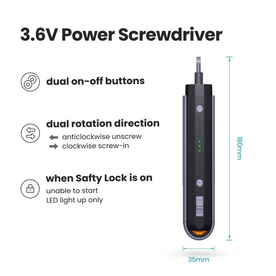 ELECTRIC SCREWDRIVER SET I ELECTRIC SCREWDRIVER SET I