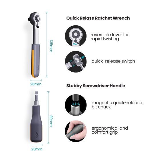 Stackable tools set 3.6V electric screwdriver 4N.M Torque Household With  S2 Screw Bits Drill Tools