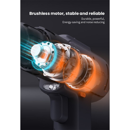 Stackable tools set 12v Brushless Impact Drill Cordless Wireless Hand Drill with Lithium-Ion Battery Pack