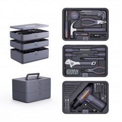 Stackable Power Tools Set Home Combination Tool Box Multi Set Storage Power Accessories Case Household Repair Tools Set Hand Tool